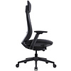 Кресло компьютерное SitZone E-VL002A, сетка, ткань, пластик, черный - 3