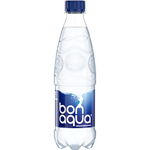 Вода питьевая "Bonaqua", сильногазированная, 0.5 л