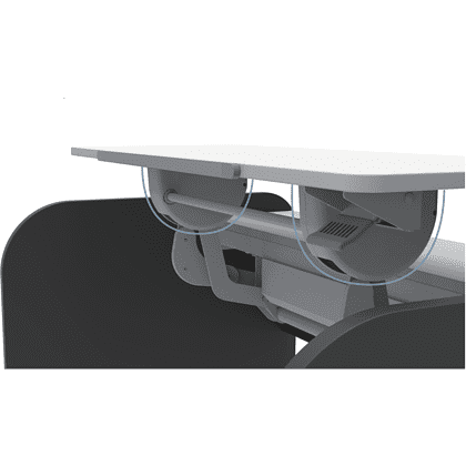 Стол Comf-Pro Elephant Desk UR-3, 1155х700х(340-815) мм, белый, серый - 7