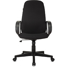Кресло для руководителя "Бюрократ CH-808AXSN", ткань, пластик, черный