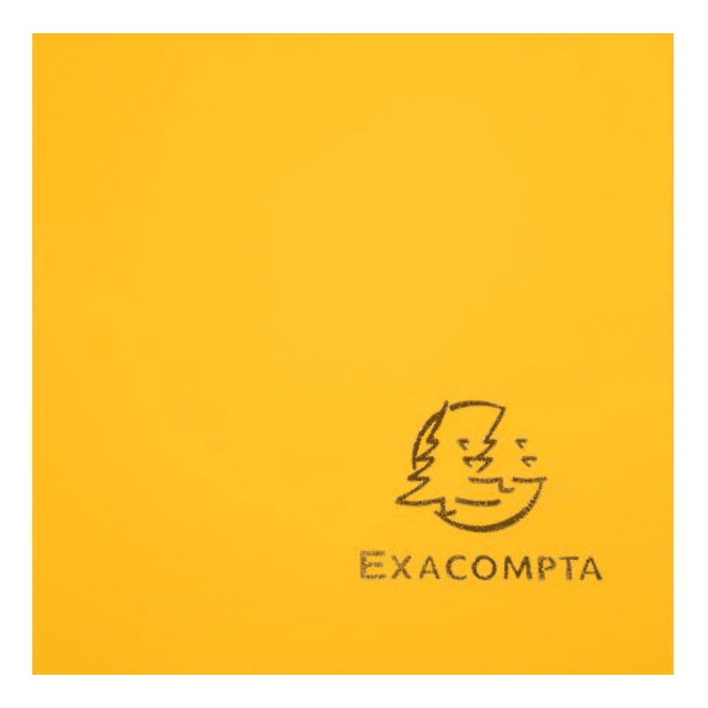 Папка на резинках "Exacompta", A4, 15 мм, полипропилен, желтый - 4