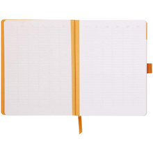 Блокнот "Rhodiarama Meeting" на резинке, A5+, 80 листов, линейка, бирюзовый