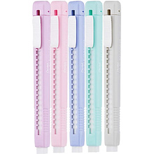 Ластик-карандаш "Clic Eraser", ассорти пастель