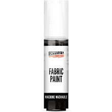 Краски для текстиля "Pentart Fabric paint", черный, банка