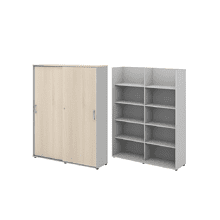 Коллекция Титан Шкаф широкий ТН751-2Т+ТН421-2К-18