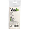 Закладки пластиковые "Yesli:", 12х45 мм, 8 цветов х 20 шт., ассорти неон - 3