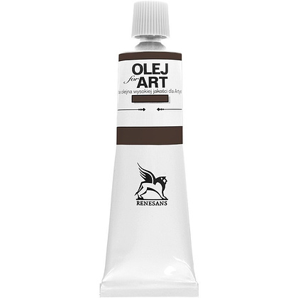 Краски масляные Renesans "Oils for art", 85 сепия, 60 мл, туба