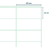 Самоклеящиеся этикетки универсальные "Rillprint", 105х48 мм, 25 листов, 12 штук, полупрозрачный - 3