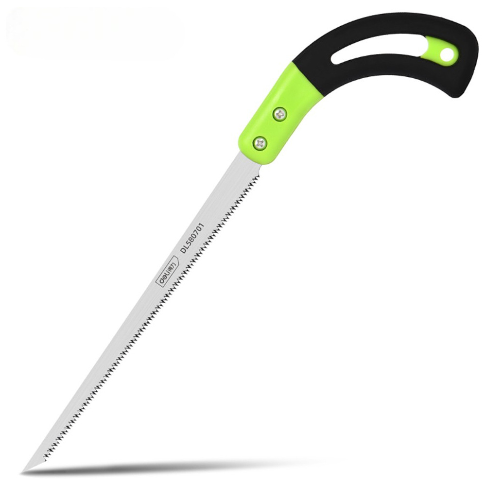 Пила садовая Deli GS DL580701, 210 мм., черный, зеленый