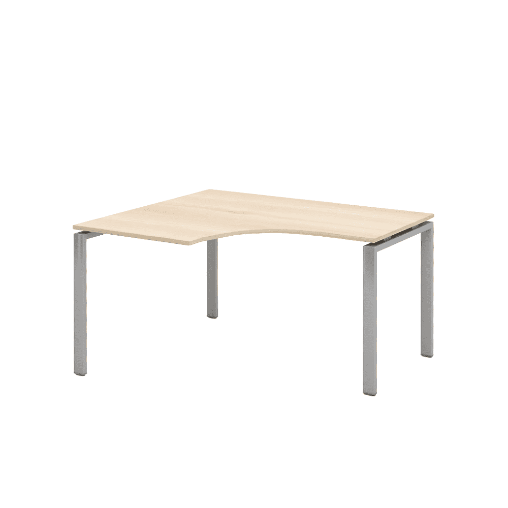 Коллекция Титан Стол угловой правый ТНУ314ТР П+ТНУ314К П-22_ПР, 1400х1200х742, с пропуском