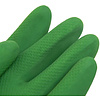 Перчатки латексные хозяйственные Zaubex БИКОЛОР, усиленные, р-р L, зеленый, желтый - 3