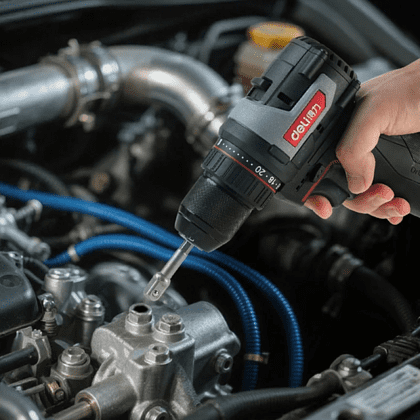 Набор адаптеров шестигранников Deli YS EDL110002, 1/4 на квадрат 1/4'', 3/8'', 1/2" - 4