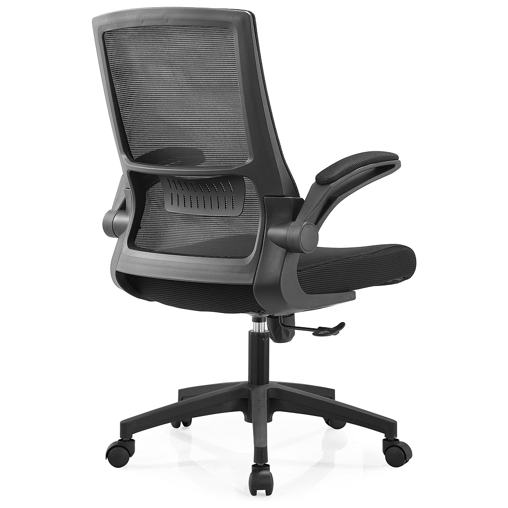 Кресло для персонала ANSA "920В", сетчатая ткань, пластик, черный - 2