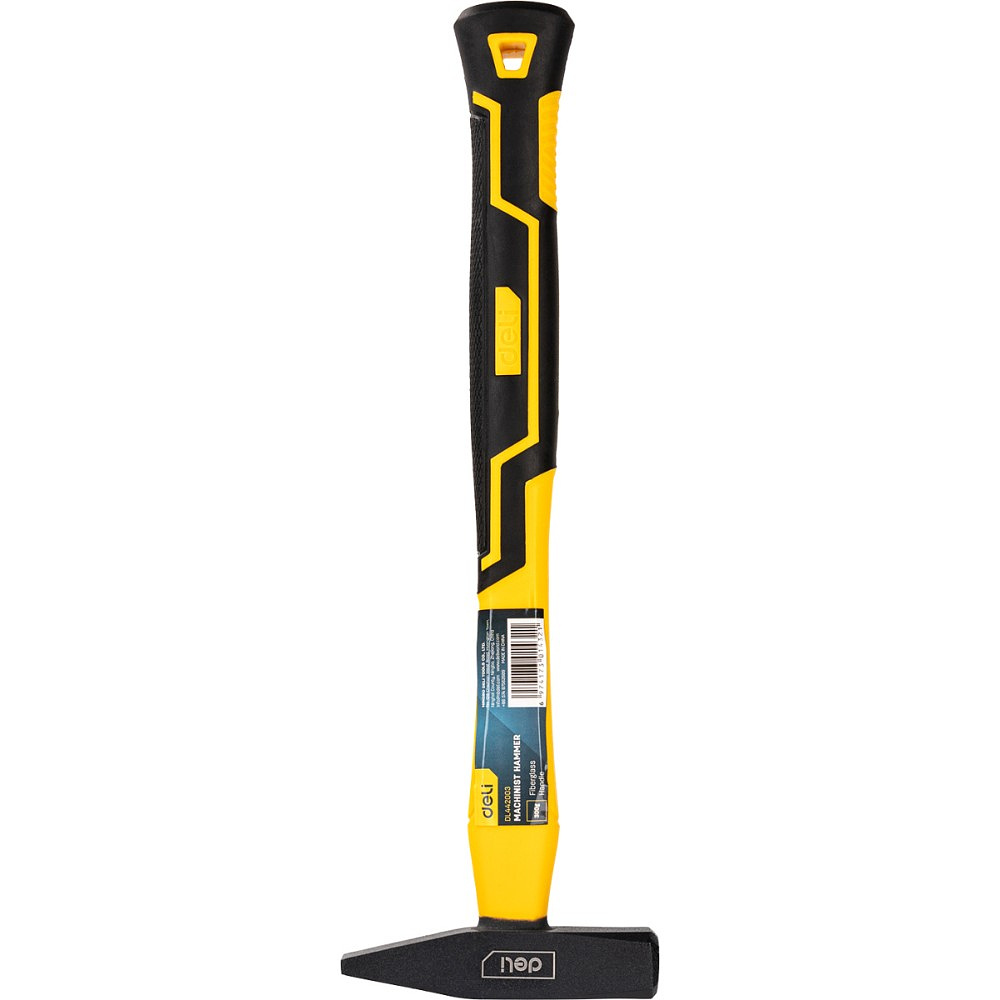 Молоток слесарный Deli YS EDL442003, 0,3 кг, фибергласовая рукоятка - 2