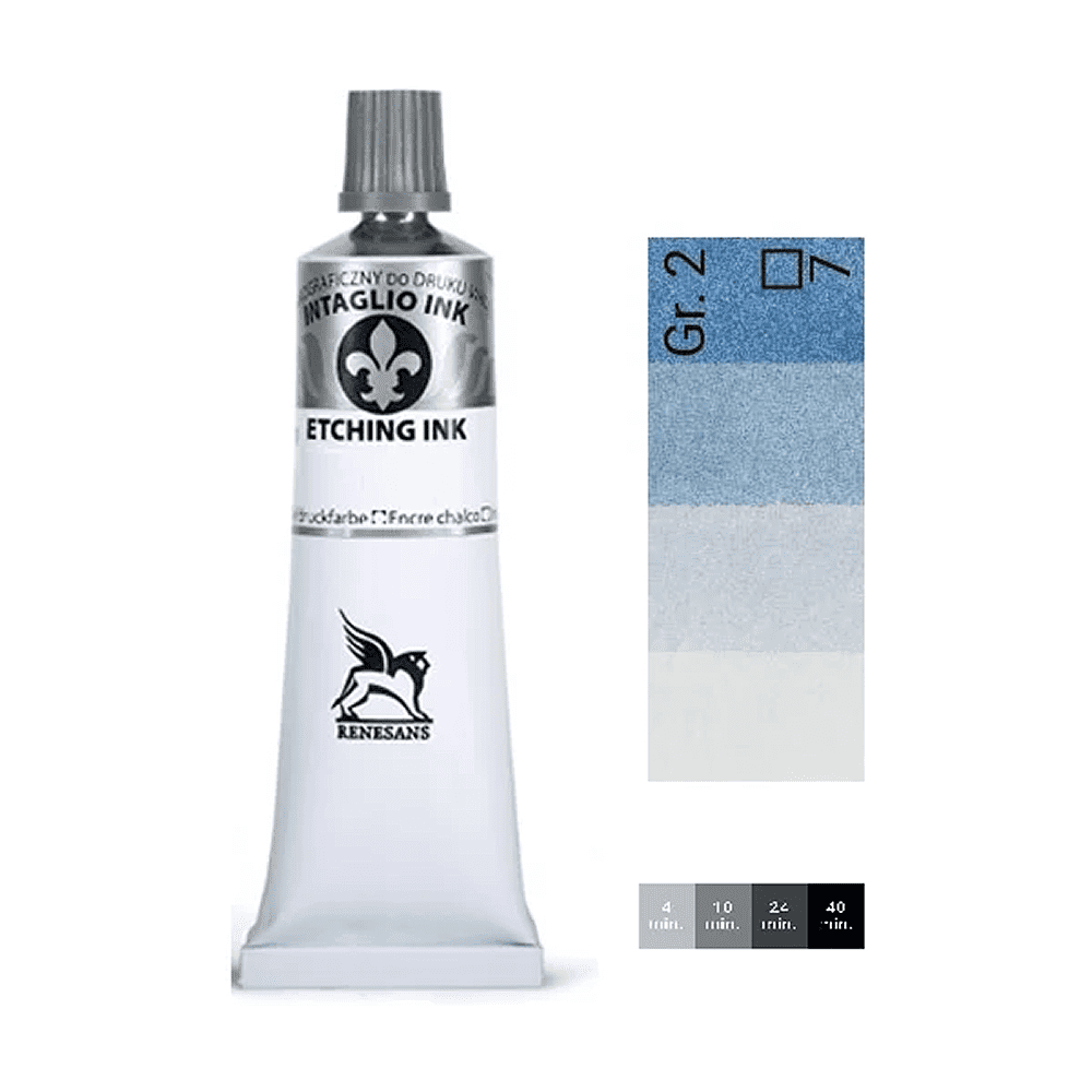Краски для печати "Intaglio ink", 30 синий, 60 мл - 2