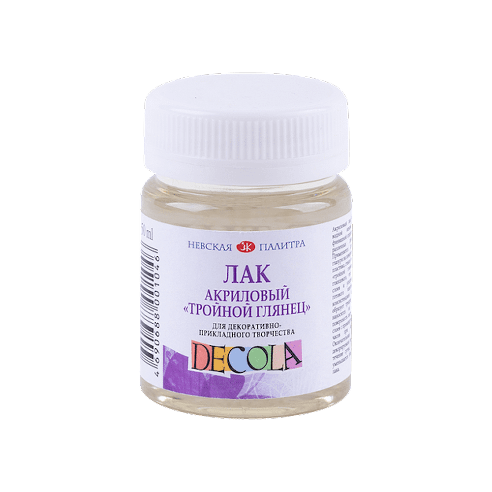 Лак акриловый "Decola", тройной глянец, 50 мл