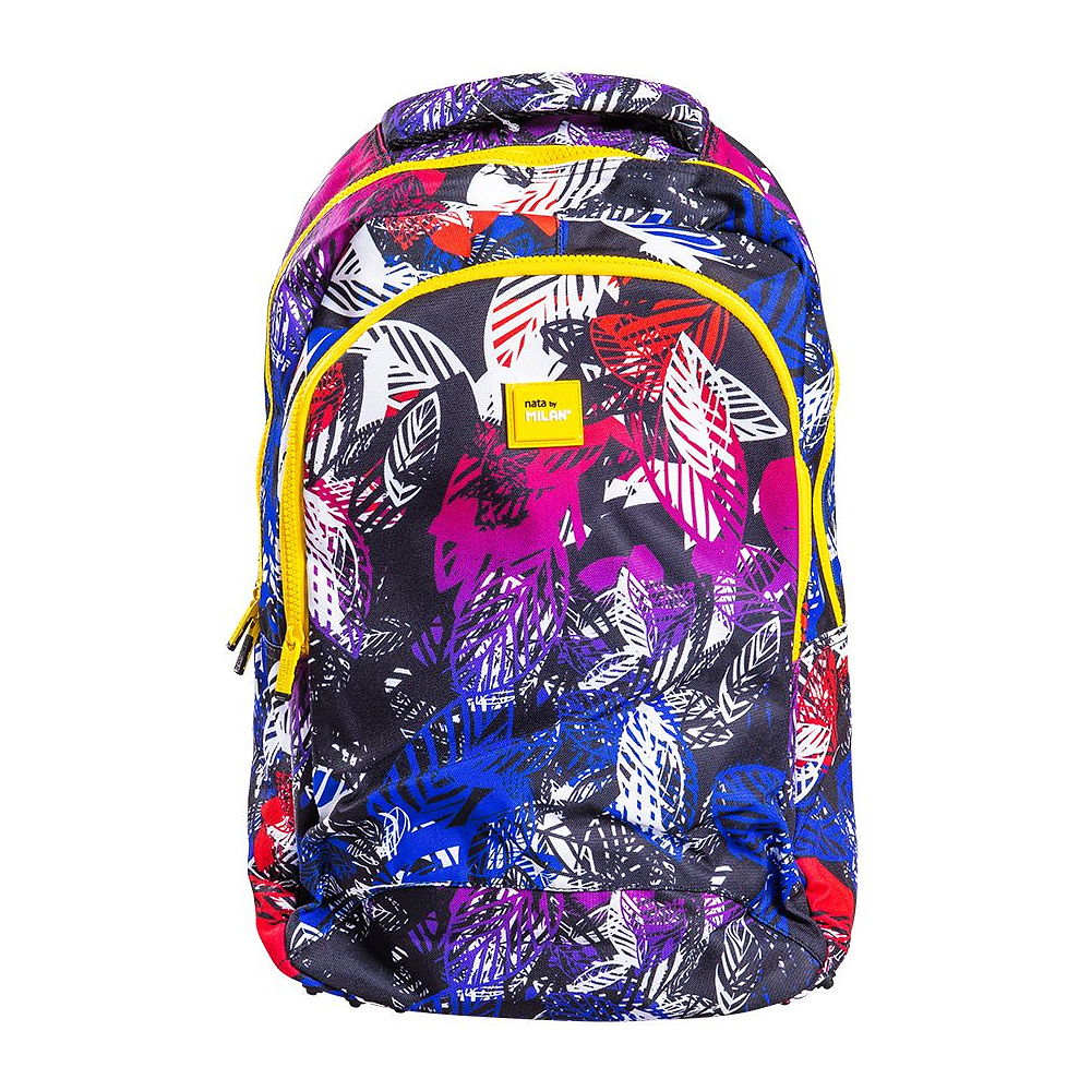 Рюкзак молодежный "Jungle", фиолетовый, желтый - 2