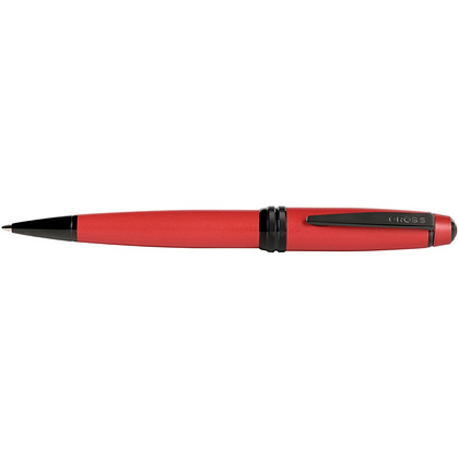Ручка шариковая автоматическая "Bailey Matte Red Lacquer" в подарочная упаковка, 0.7 мм, красный, черный, стерж. черный - 2