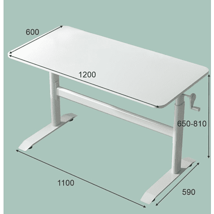 Стол детский регулируемый EVERPROF "Kids table 1", белый - 2