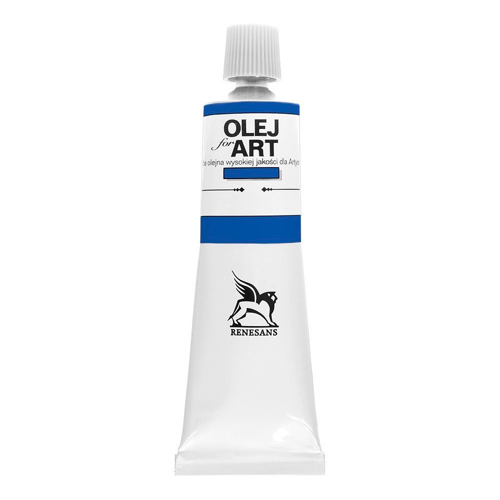 Краски масляные Renesans "Oils for art", 30 синий церулеум, 60 мл, туба