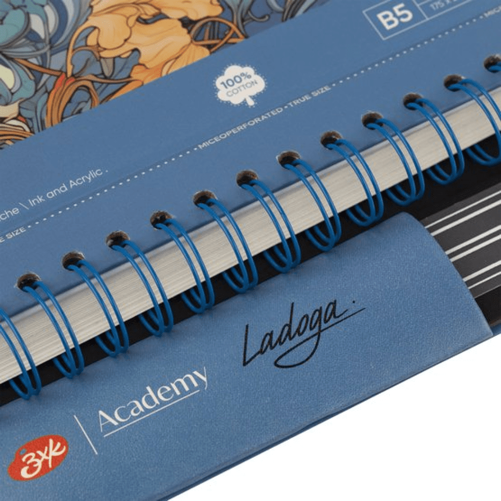 Скетчбук для акварели "Ладога", 17,5х25 см, 20 листов, синий - 3