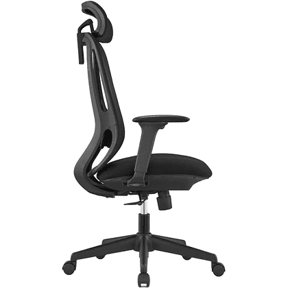 Кресло для руководителя SitZone U-090A, сетка, ткань, пластик, черный, -30% - 3