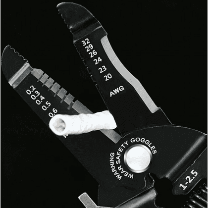 Инструмент для снятия изоляции Deli RS EDL383028, 180 мм, 0.2- 0.8 мм - 5