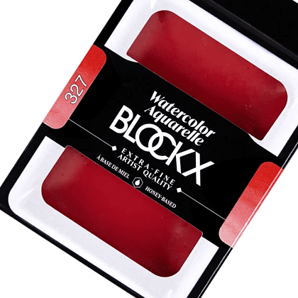 Краски акварельные "Blockx. Giant pan", 327 красный Блокс, 18 мл., кювета - 3