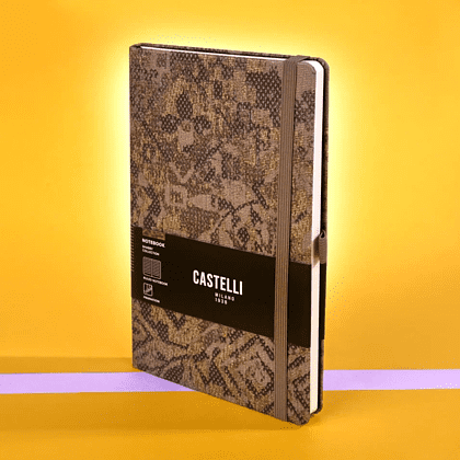 Блокнот "Shabby brown texture", А5, 96 листов, линейка, коричневый - 7