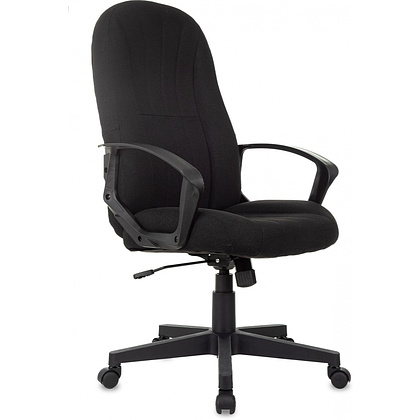 Кресло для руководителя "Бюрократ T-898", ткань, пластик, черный