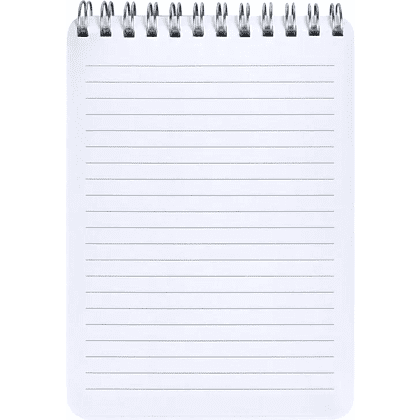 Блокнот "2310G24", А6, 60 листов, линейка, ассорти - 6