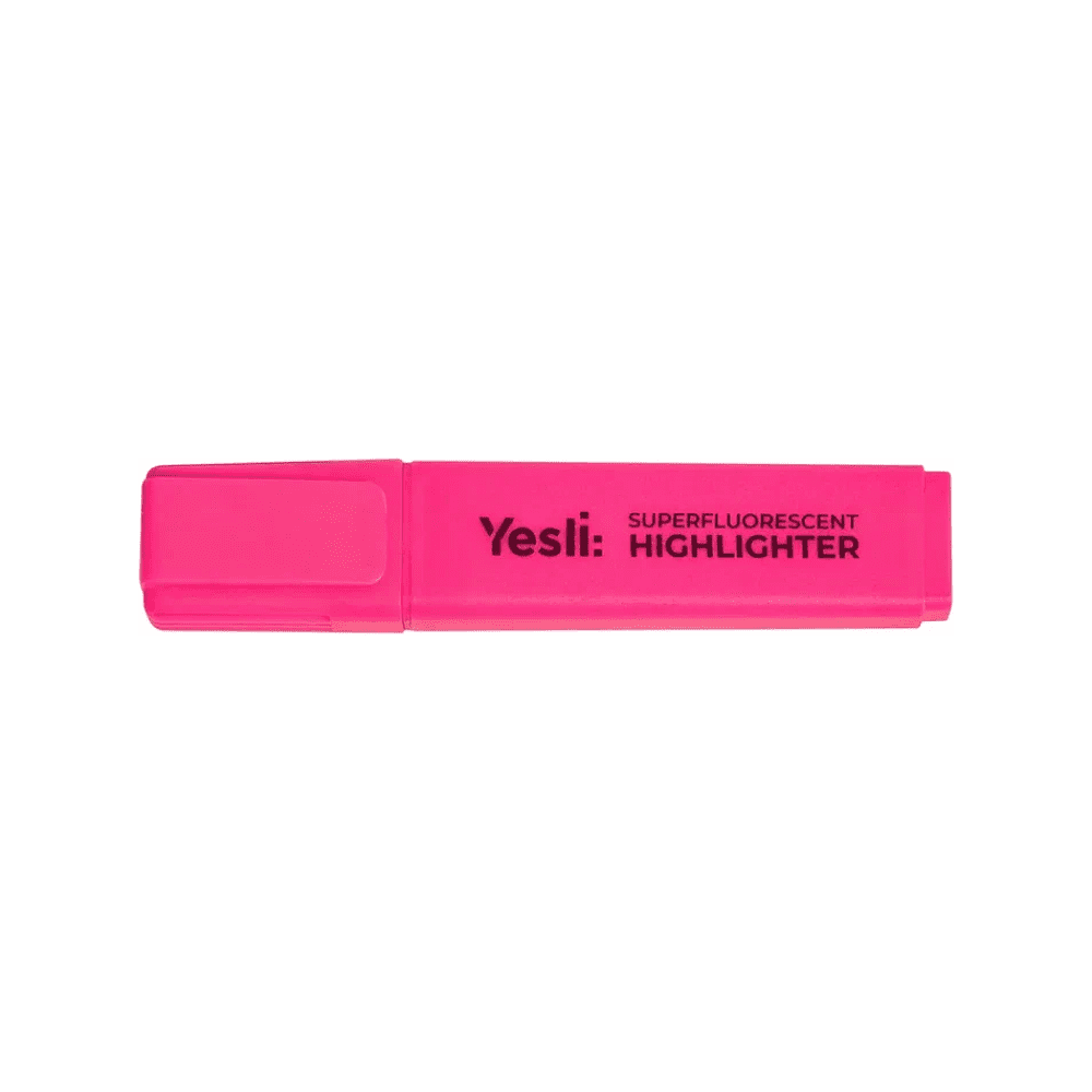 Маркер текстовый "Yesli:", розовый - 2