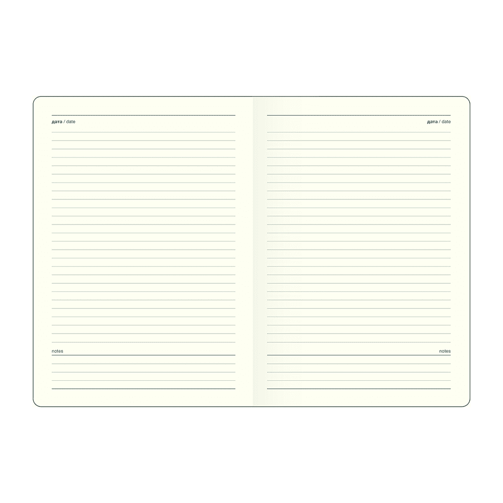 Ежедневник недатированный "Fleur", А5, 320 страниц, молочный - 2