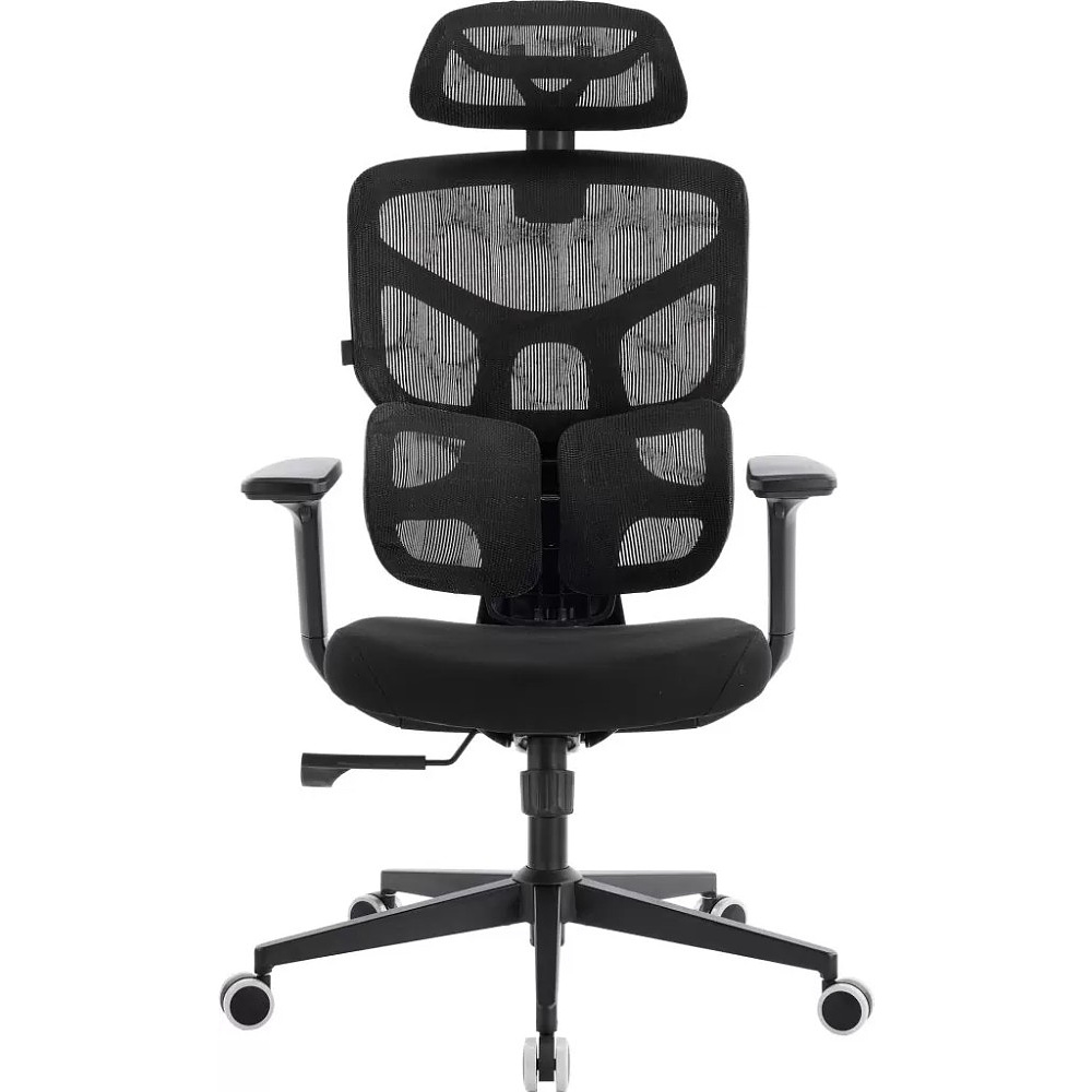 Кресло эргономичное EVERPROF Omega, Black, сетка, черный, металл, корпус черный - 2