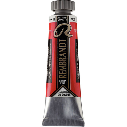 Краски масляные "Rembrandt", 306 кадмий красный темный, 15 мл, туба