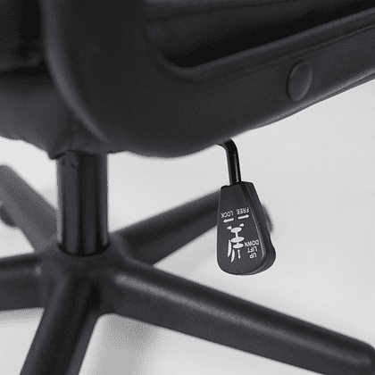 Компьютерное кресло "POLO", экокожа, пластик, черный - 11