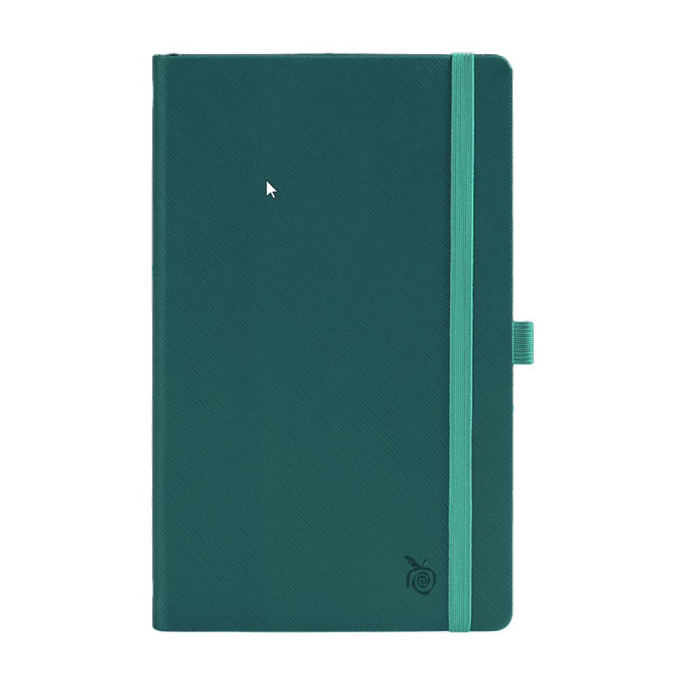 Блокнот "Appeel classic teal", А5, 96 листов, линейка, зеленый - 2