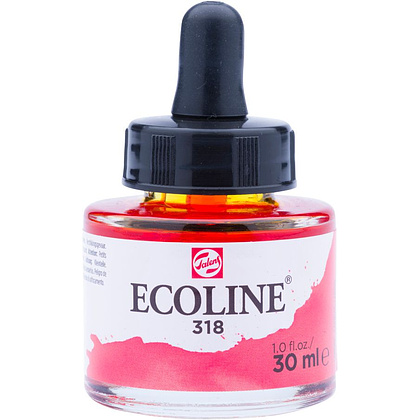 Жидкая акварель "ECOLINE", 318 кармин, 30 мл