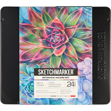 Набор карандашей акварельных "Sketchmarker Ботаника"