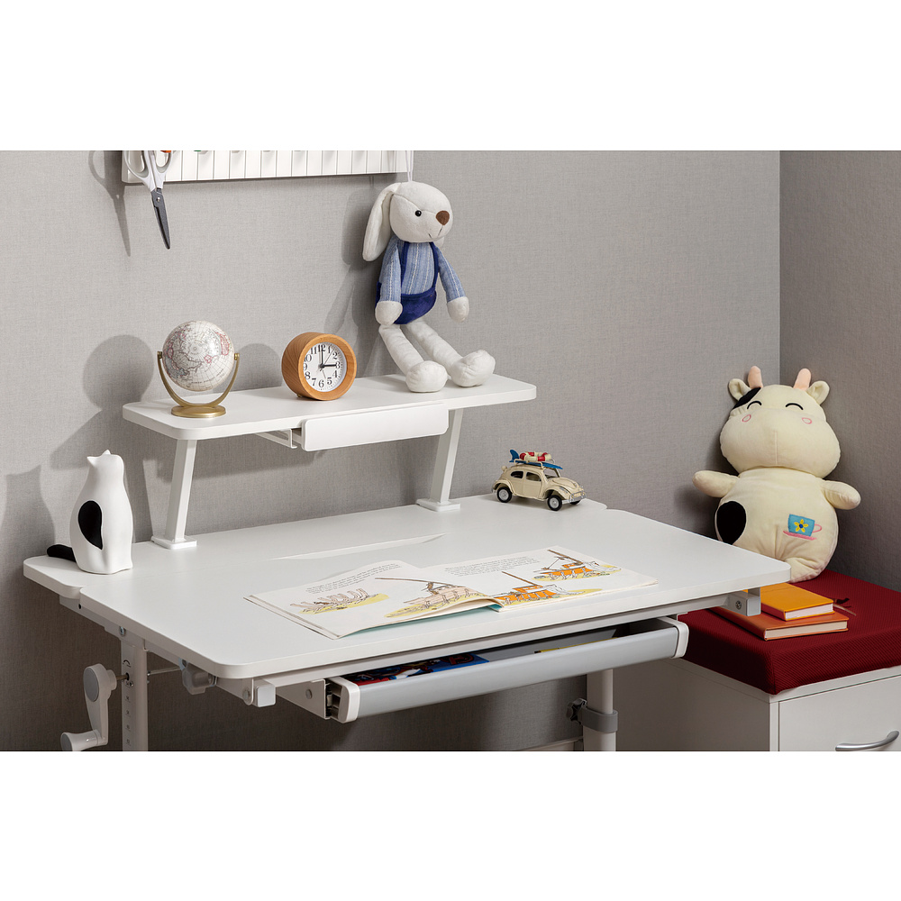 Полка Ergosmart E611 WHITE, 600х214х295 мм, белый - 10