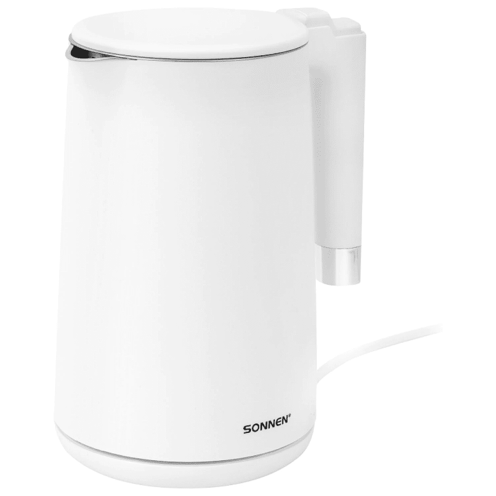 Электрочайник Sonnen "KT-8719W", белый - 2