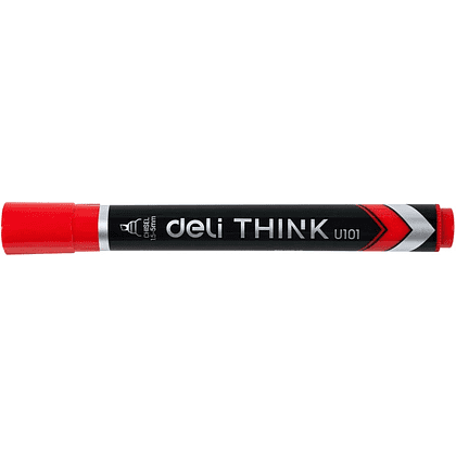 Набор маркеров перманентных "Think", 4 шт, ассорти - 12