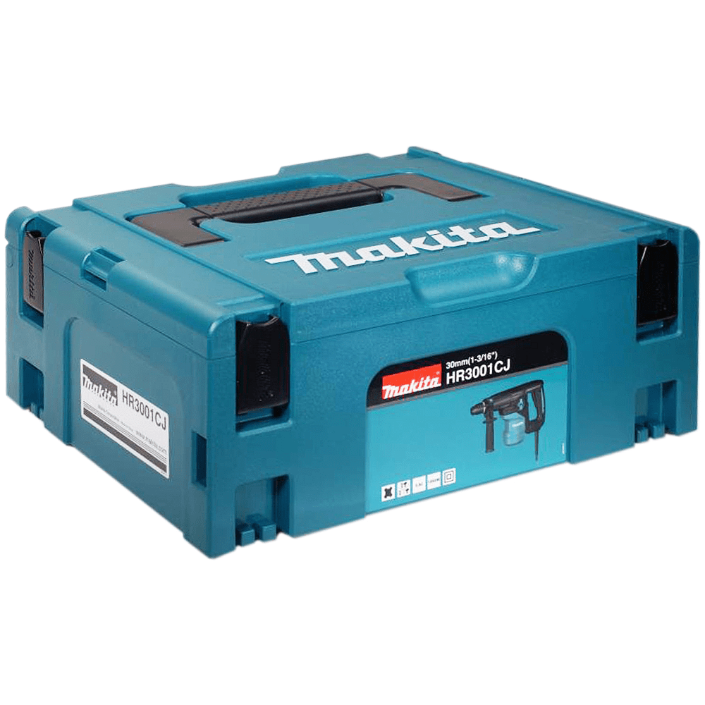 Перфоратор MAKITA HR3001CJ, 1050 Вт, 3.6 Дж, SDS-plus, подсветка, Makpac 2 - 6
