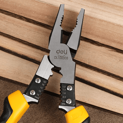 Плоскогубцы Deli YS EDL100008, многофункциональные, 215 мм, комбинированные - 6