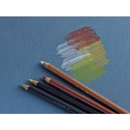 Бумага для смешанных техник "Fabriano. Cromia", 50х65 см, 220 г, зеленый - 4