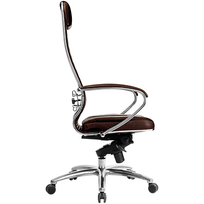 Кресло для руководителя "Samurai KL-1.04", экокожа, металл, темно-коричневый - 3