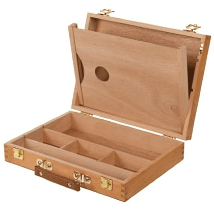 Ящик художника "Сонет" №2, для кистей и красок, с палитрой, бук