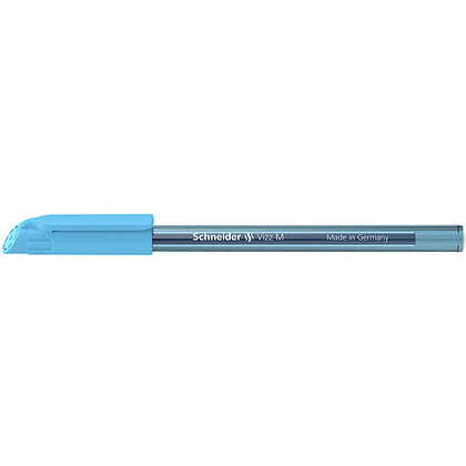 Ручка шариковая "Schneider Vizz M", светло-голубой, стерж. светло-голубой - 3