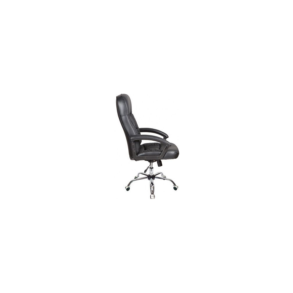 Кресло для руководителя "Бюрократ T-9908AXSN-AB", кожа, хром, черный - 3