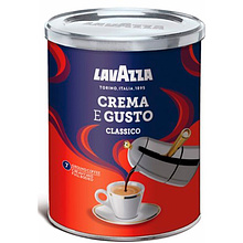 Кофе "Lavazza" Crema e Gusto, молотый, 250 г, жестяная банка